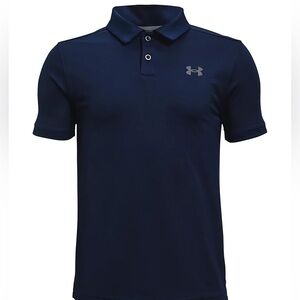 Under Armour Boy’s Heat Gear Polo Blue Size YL